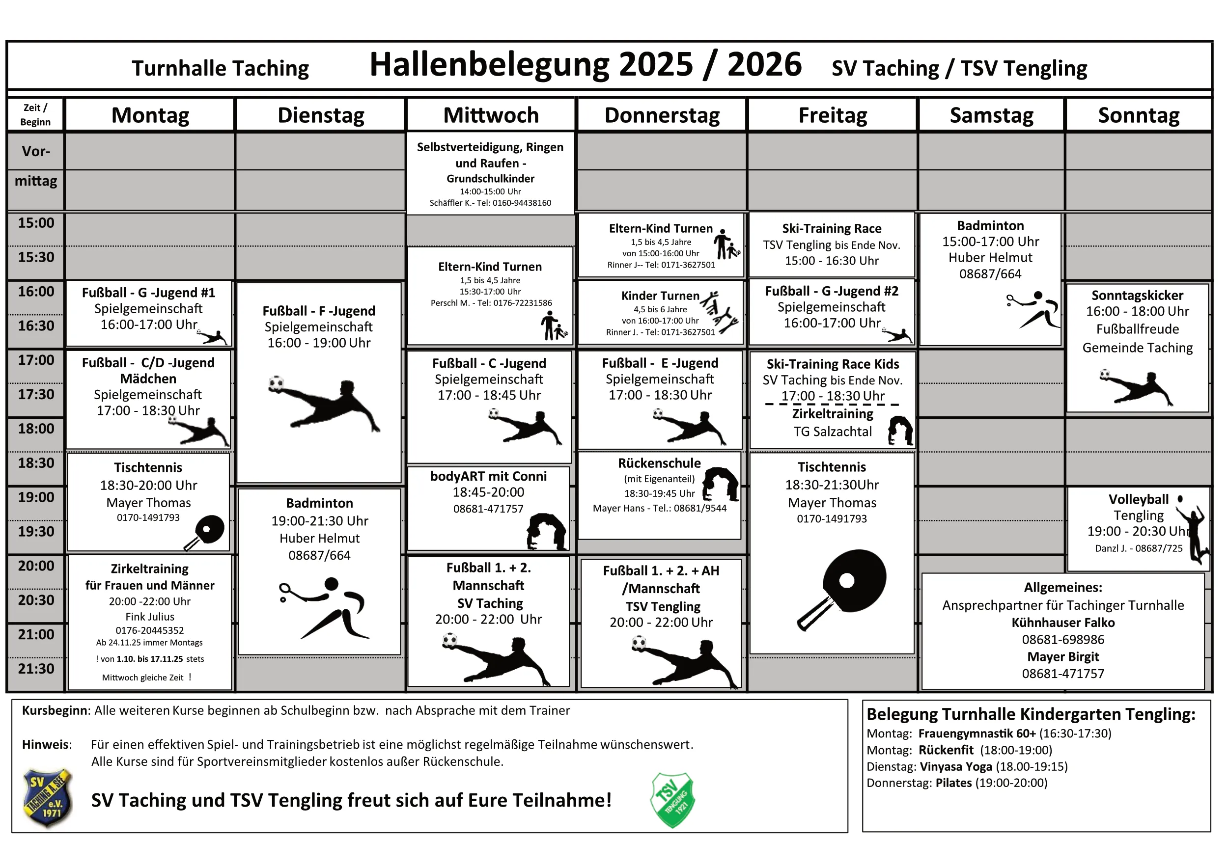 Hallenbelegung Taching 2025_2026